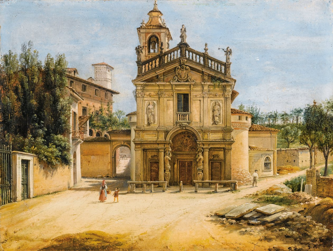 Madonnina-kirken i Prato, Varese av Giovanni Migliara