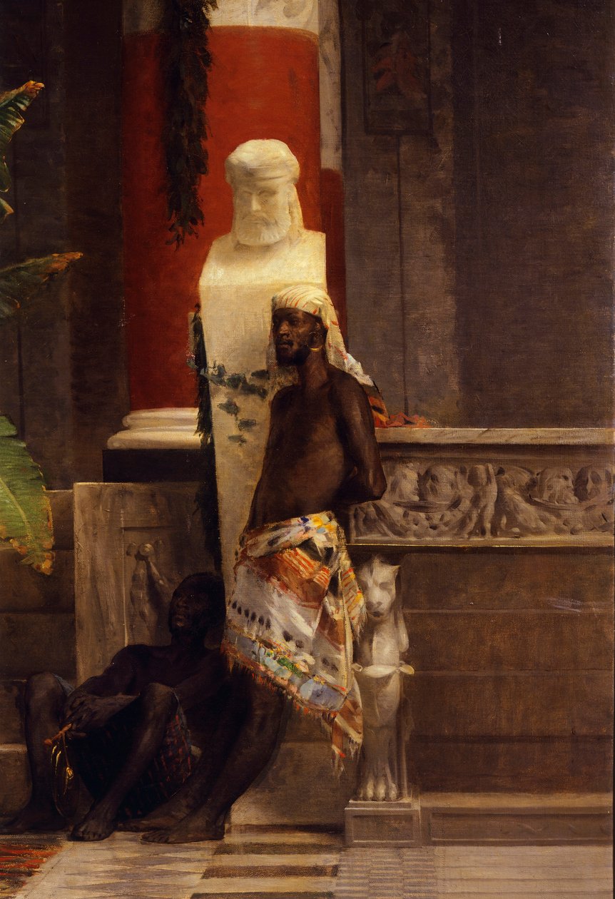 Revenge of Poppea, detalj, av Giovanni Muzzioli (1854-1894), olje på lerret av Giovanni Muzzioli