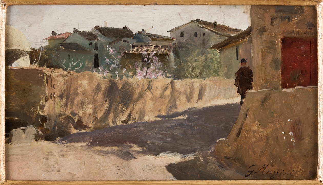 Toskansk landskap av Giovanni Muzzioli