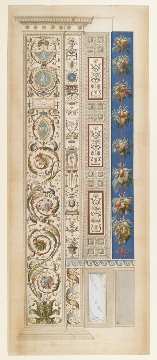 Plate IX fra Rafaeles Loggie i Vatikanet av Giovanni Ottaviani