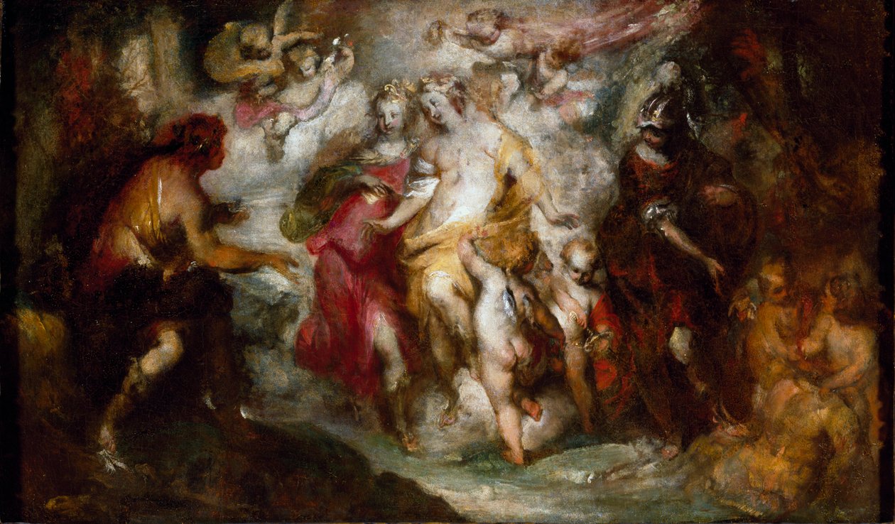 Paris-dommen. 1600-tallet (maleri) av Giovanni Paolo Cervetto
