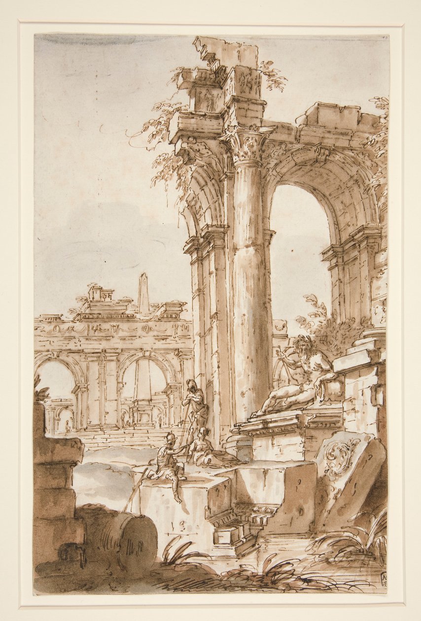 Til Roman Capriccio av Giovanni Paolo Panini