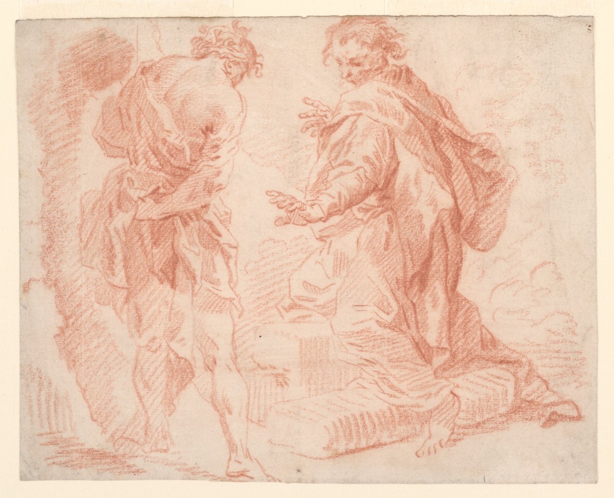 Stående og knestående figurer av Giovanni Paolo Panini
