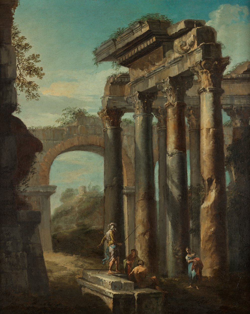 romerske ruiner av Giovanni Paolo Pannini