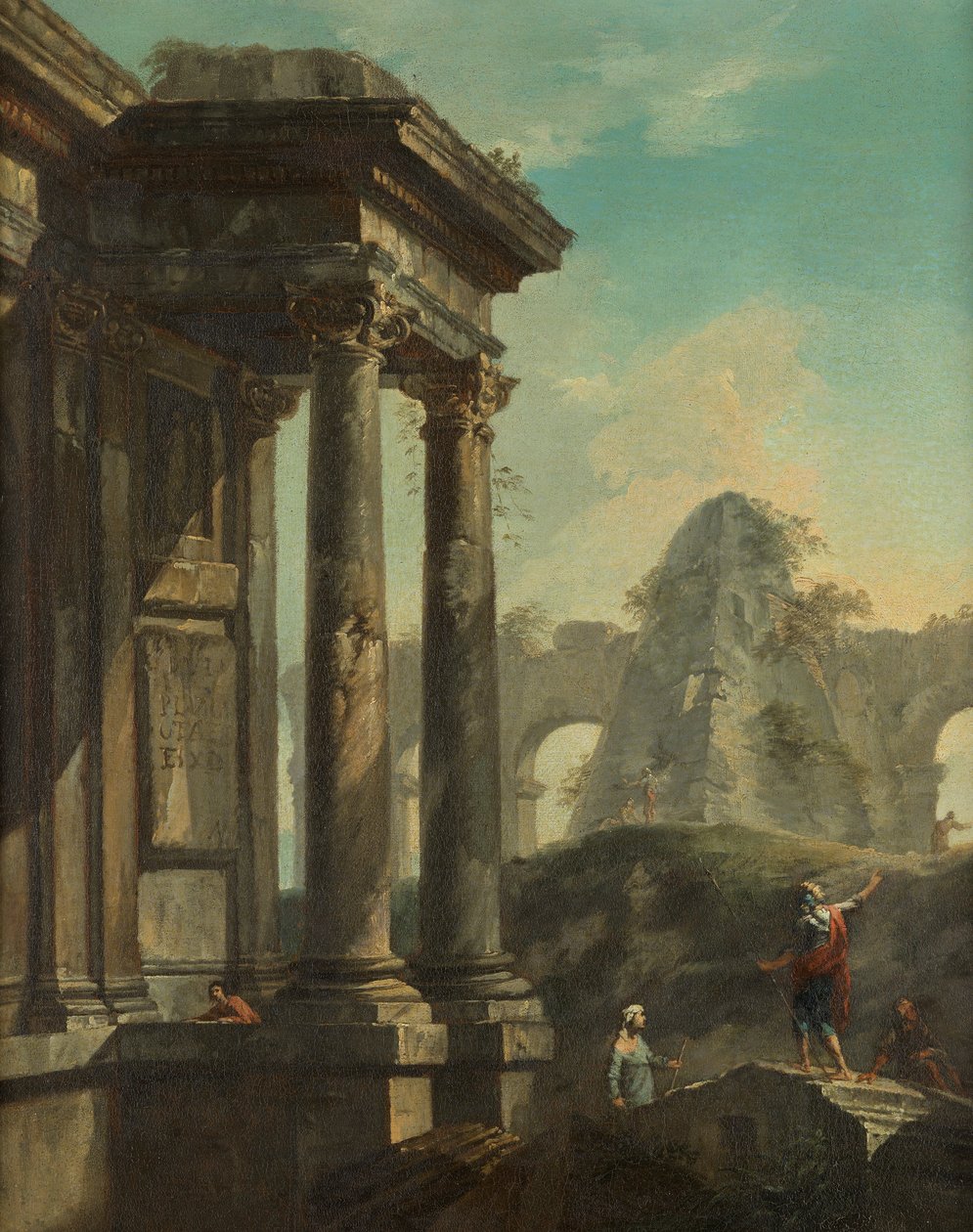 romerske ruiner av Giovanni Paolo Pannini