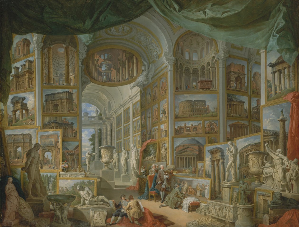 Det gamle Roma, 1757. av Giovanni Paolo Pannini
