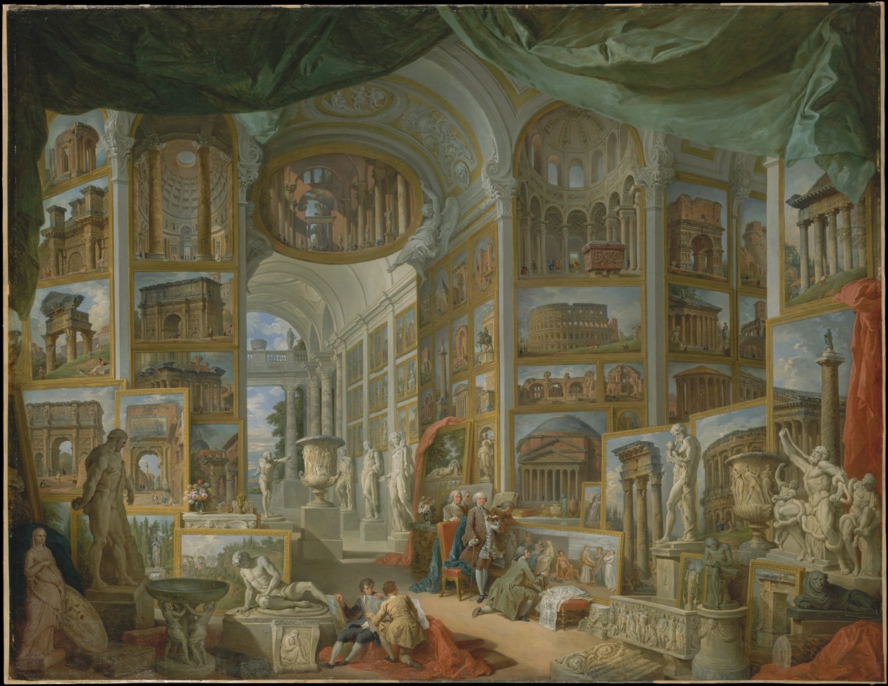Det gamle Roma, 1757 av Giovanni Paolo Pannini