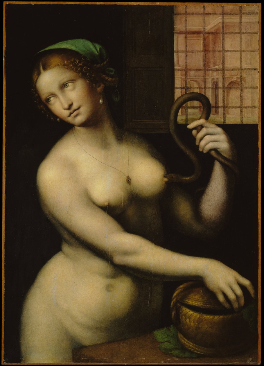 Kleopatra av Giovanni Pietro Rizzoli (attr. to) Giampietrino