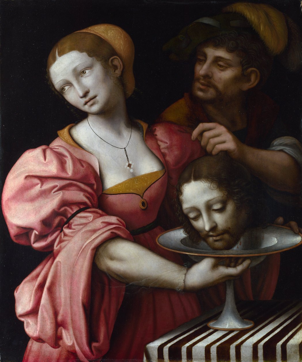Giampietrino (1 Halvpart av 1500-tallet) Salome Olje på tre ca 1510-1520 National Gallery, London 68,6x57,2 av Giovanni Pietro Rizzoli Giampietrino
