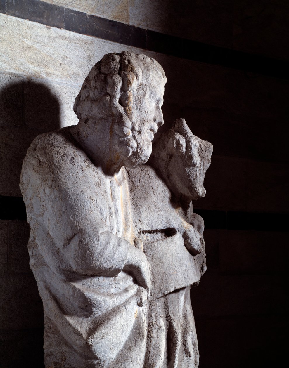 Evangelisten Luke (marmorskulptur, ca. 1306) av Giovanni Pisano