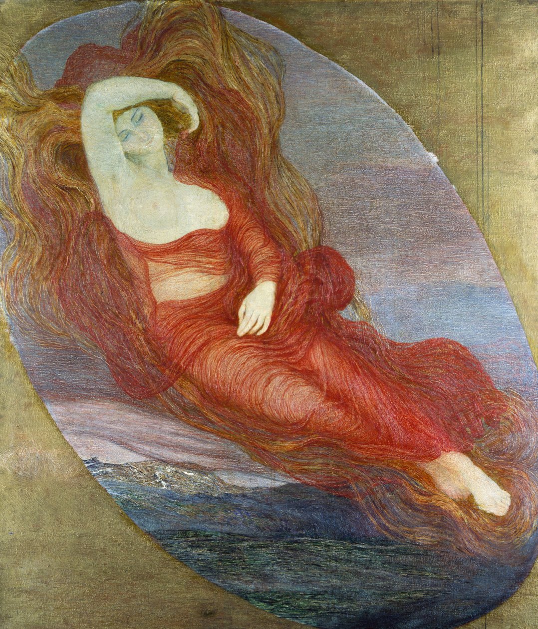 Gudinne av kjærlighet av Giovanni Segantini