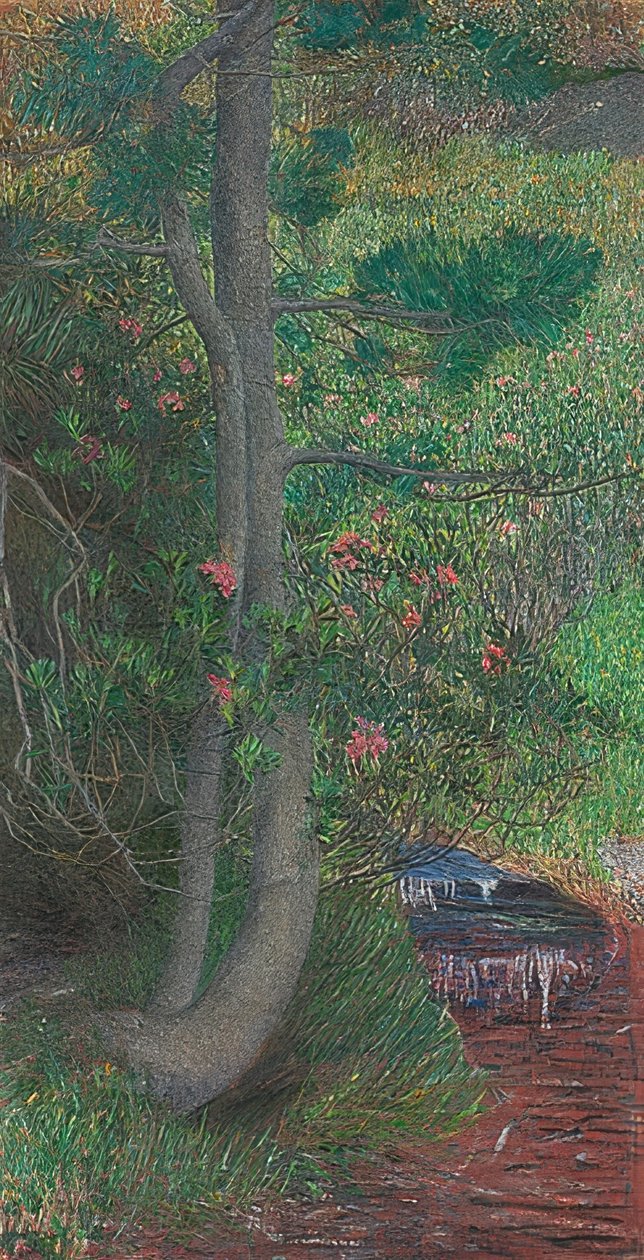 Furutre. Rundt 1897 av Giovanni Segantini