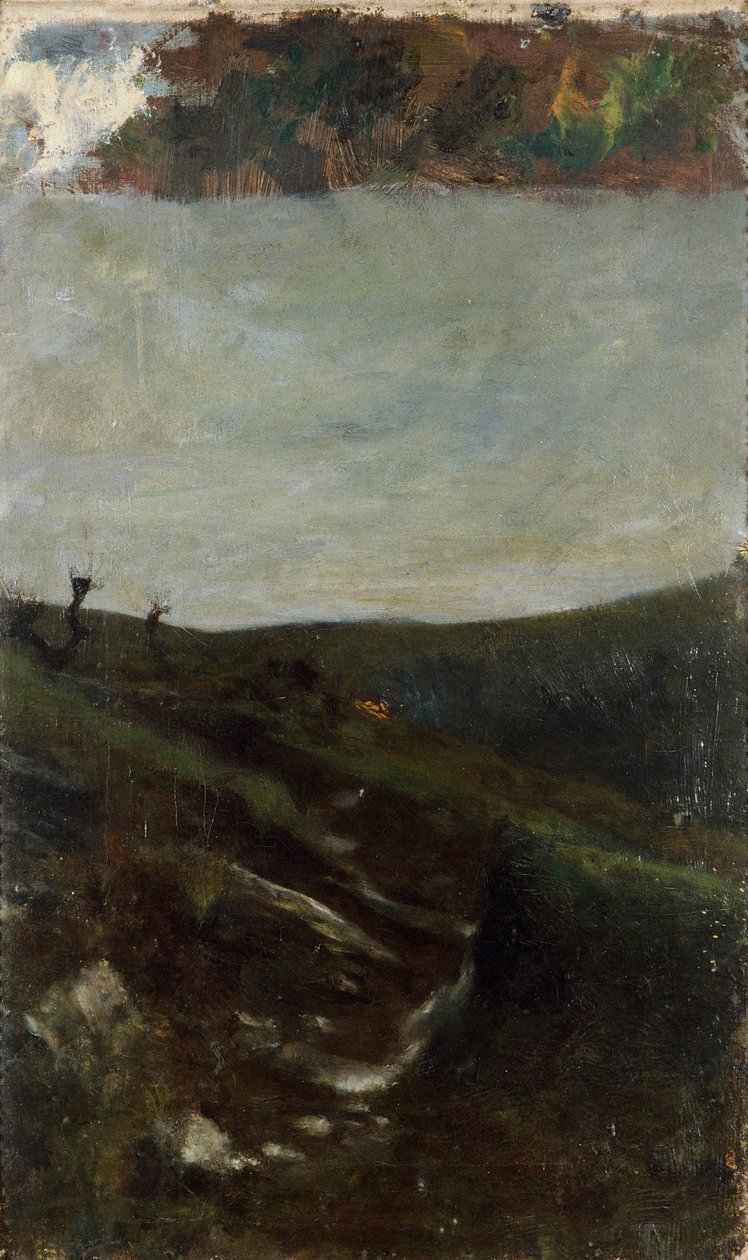 Landskap nær Milano av Giovanni Segantini