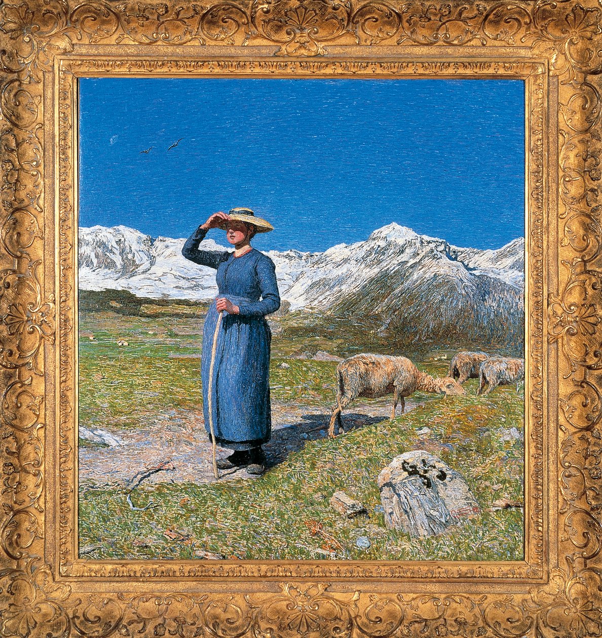 Middag i Alpene av Giovanni Segantini