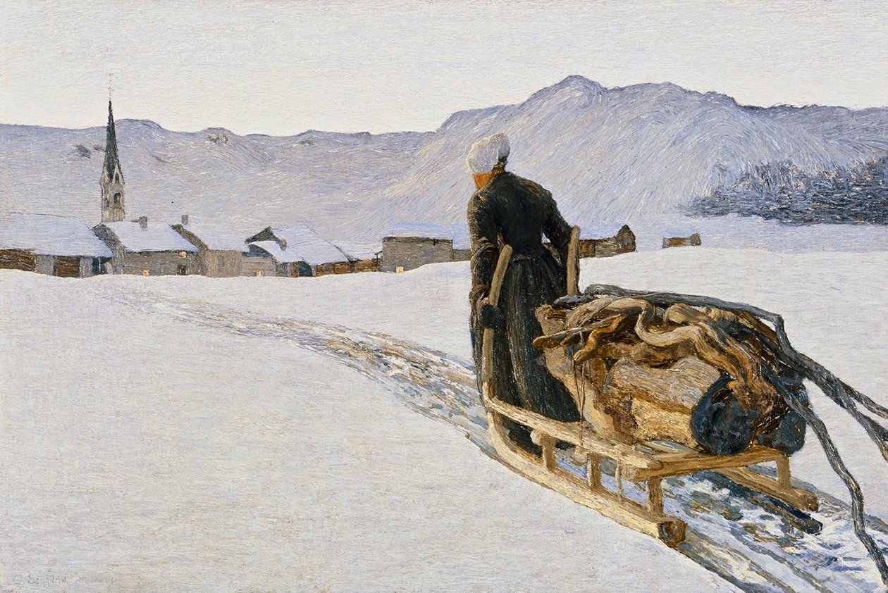 Ritorno dal bosco (Return From The Forest) av Giovanni Segantini