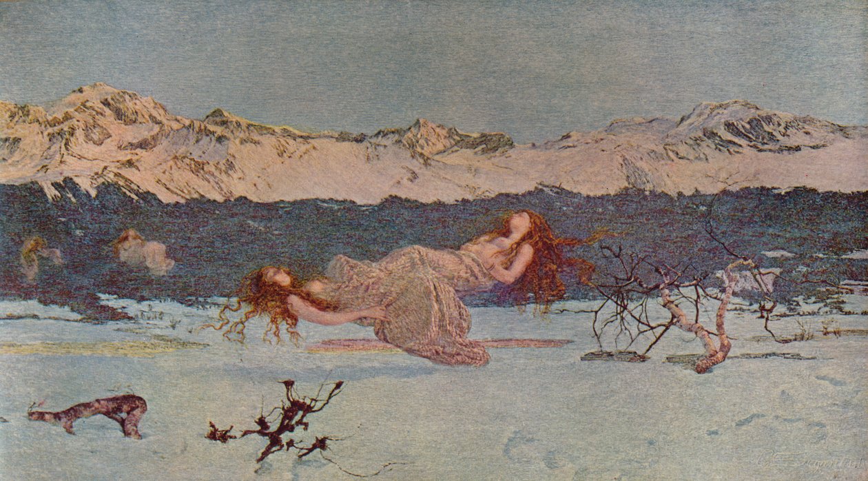 Luksusstraffen, 1891 1935 av Giovanni Segantini