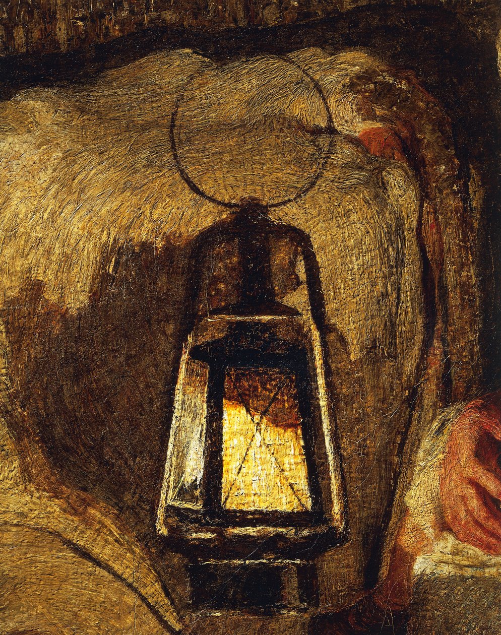 De to mødrene, av Giovanni Segantini, detalj av Giovanni Segantini