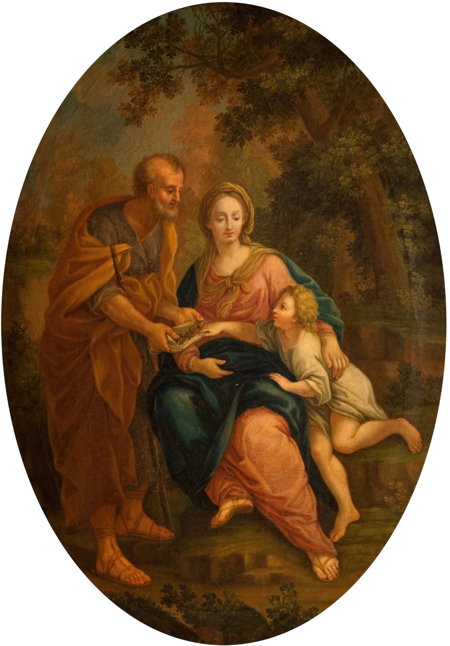Den hellige familie, 1720. av Giovanni Stefano Robatto