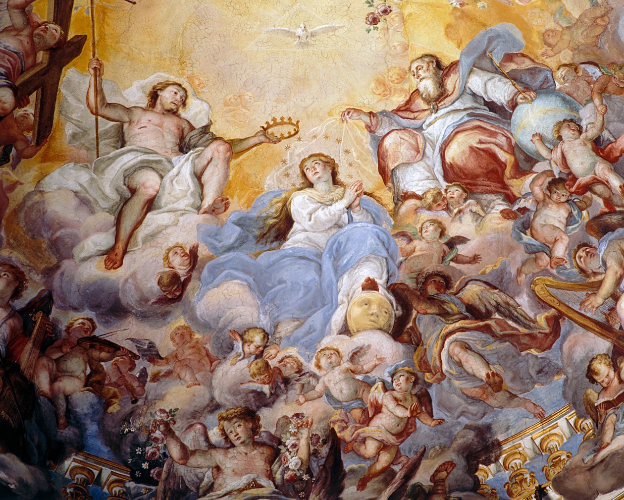 Jomfruens kroning, 1725 av Giovanni Tuccari