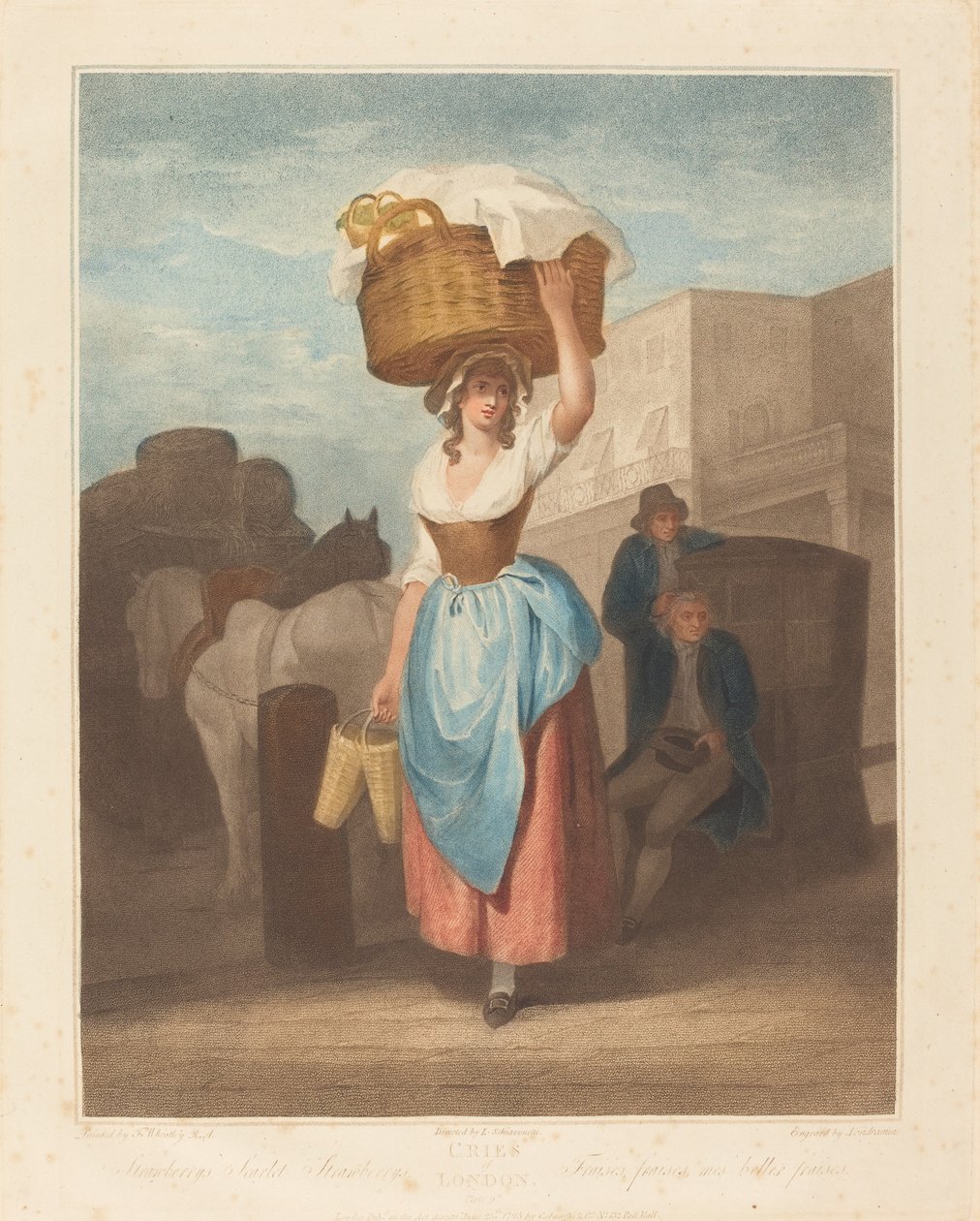 Jordbær, Scarlet Jordbær av Giovanni Vendramini after Francis Wheatley