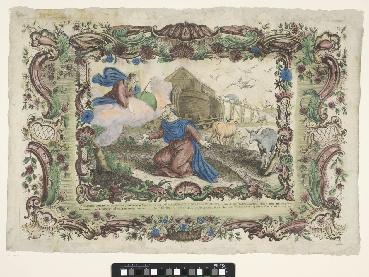 Ark van Noach Noah legger alle dyrene inn i arken / Noah introduserer todos los animales en l