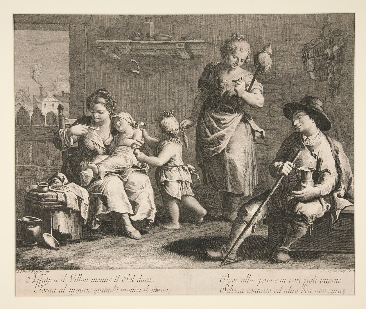 Sliter Villan mens Solen varer av Giovanni Volpato