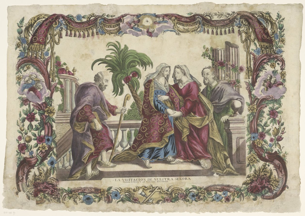 Besøk La visitacion de nuestra señora / Visitation of B. Marie V. to St. Elisabeth (serietittel) av Giovanni Volpato
