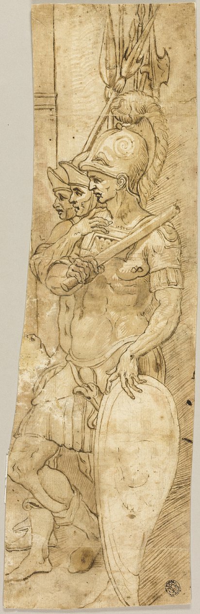 Tre romerske soldater av Giovanni da Bologna