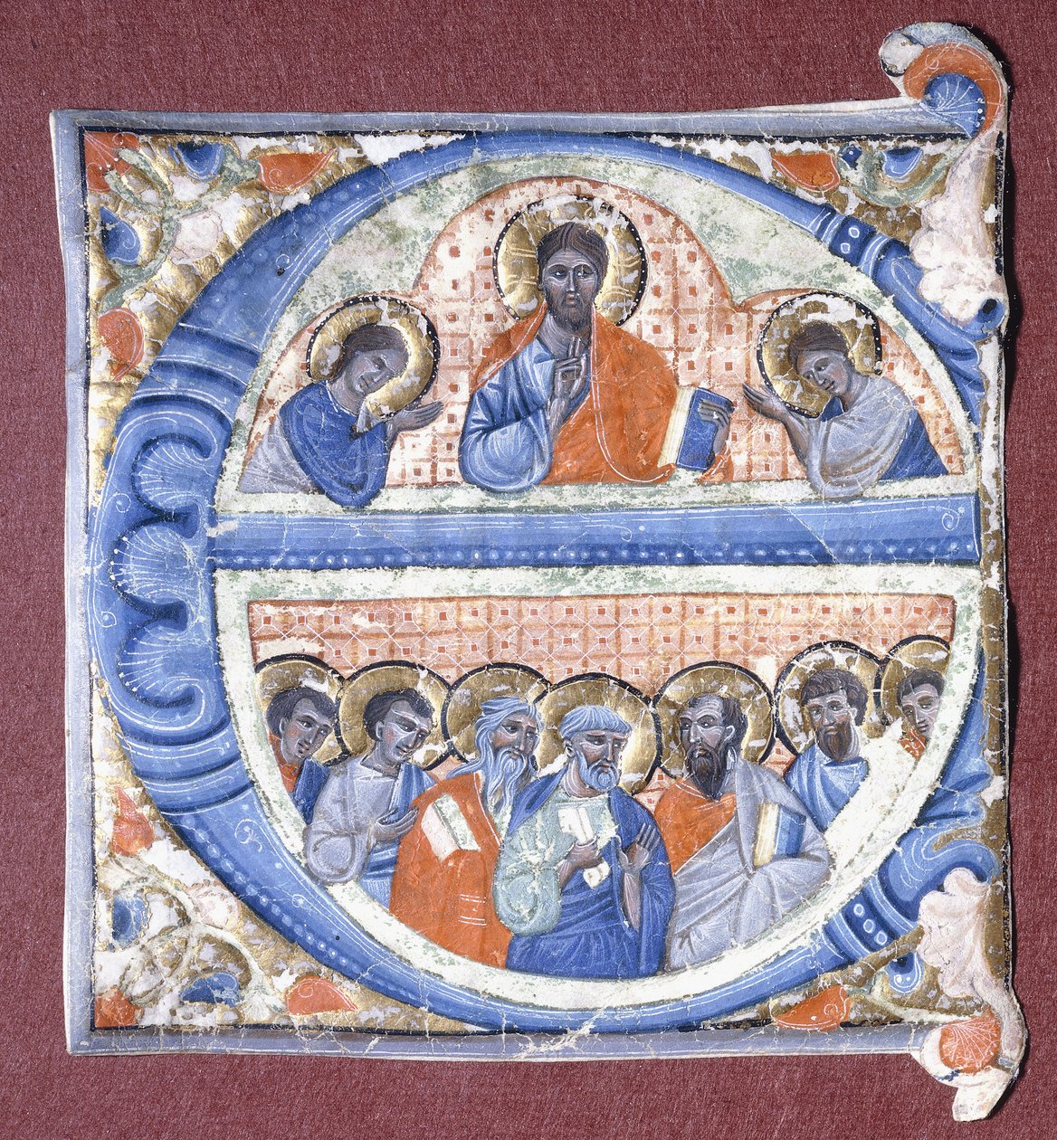 Kristus velsignet apostlene, ca. 1260-1270 av Giovanni da Gaibana