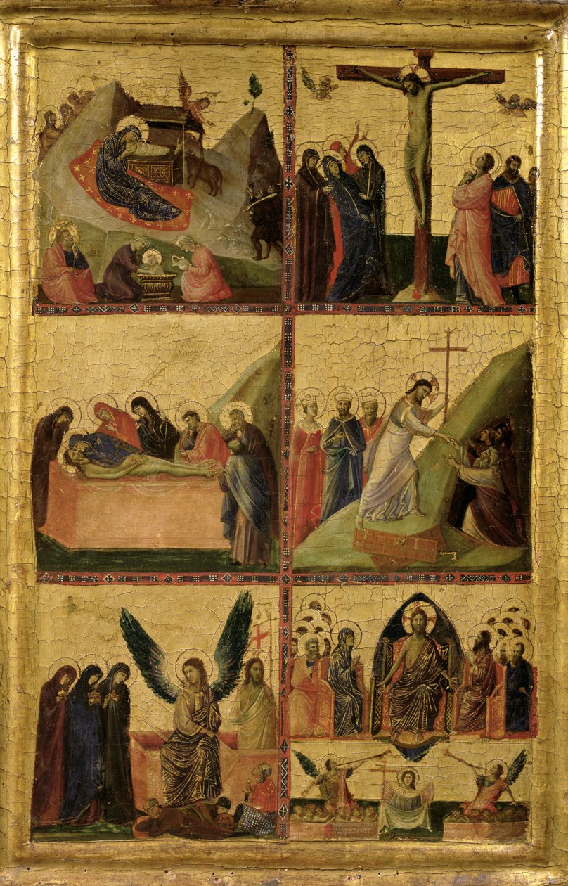 Scener fra lidenskapen av Giovanni da Rimini