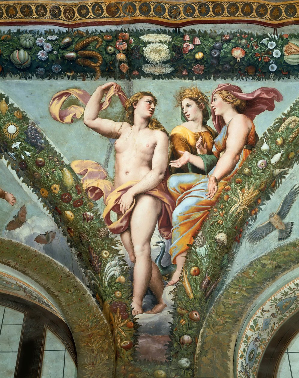 Venus, Ceres og Juno, 1517. av Giovanni da Udine