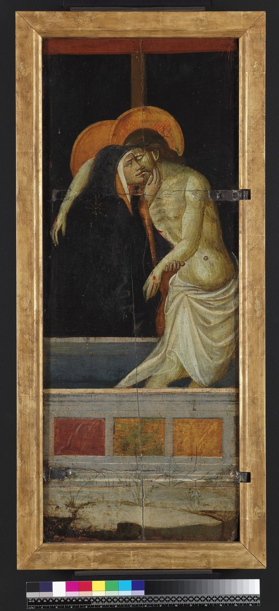 Pieta, revers (tempera og gull på panel) av Giovanni dal Ponte