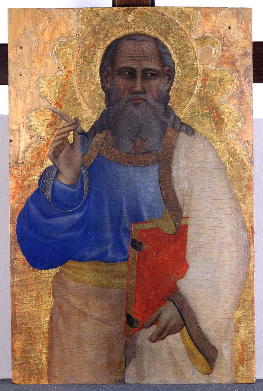 Johannes evangelisten, ca. 1365 (tempera på poppeltre) av Giovanni del Biondo dal Casentino