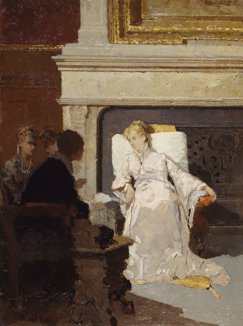 Eleonora og poeten Tasso av Giovanni del Re