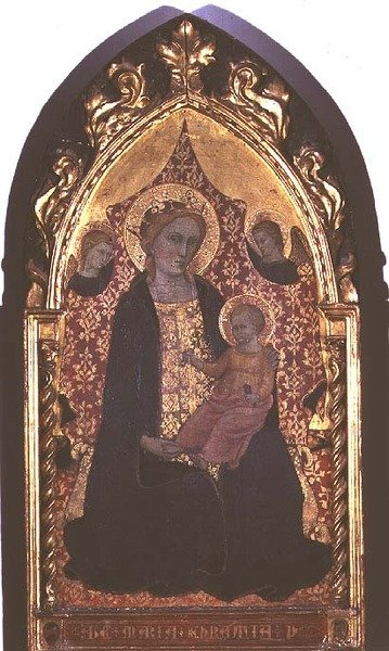 The Madonna of Ydmykhet (tempera på panel) av Giovanni di Bartolomeo Cristiani