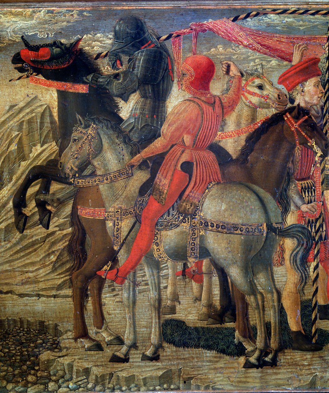 Episoder av livet til den hellige Nikolas av Bari (St. Nicholas av Myra) - Predelle - Detalj - Maleri av Giovanni di Francesco (ca. 1428-1459) 1400-tallet Firenze Casa Buonarroti av Giovanni di Francesco del Cervelliera
