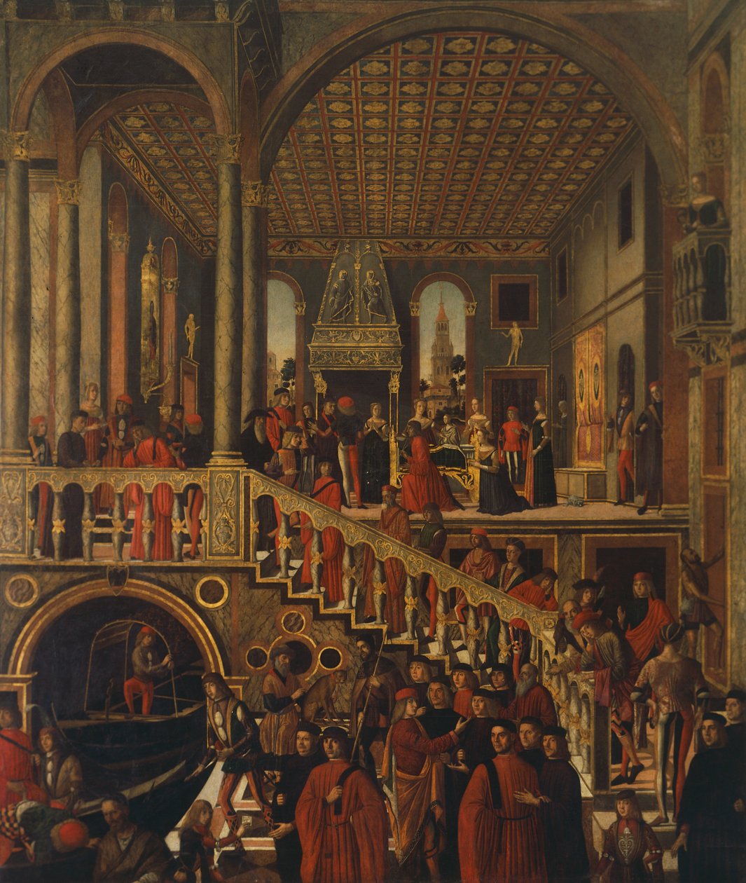 Mirakuløs helbredelse av datteren til Benvegnudo av Giovanni di Niccolo Mansueti