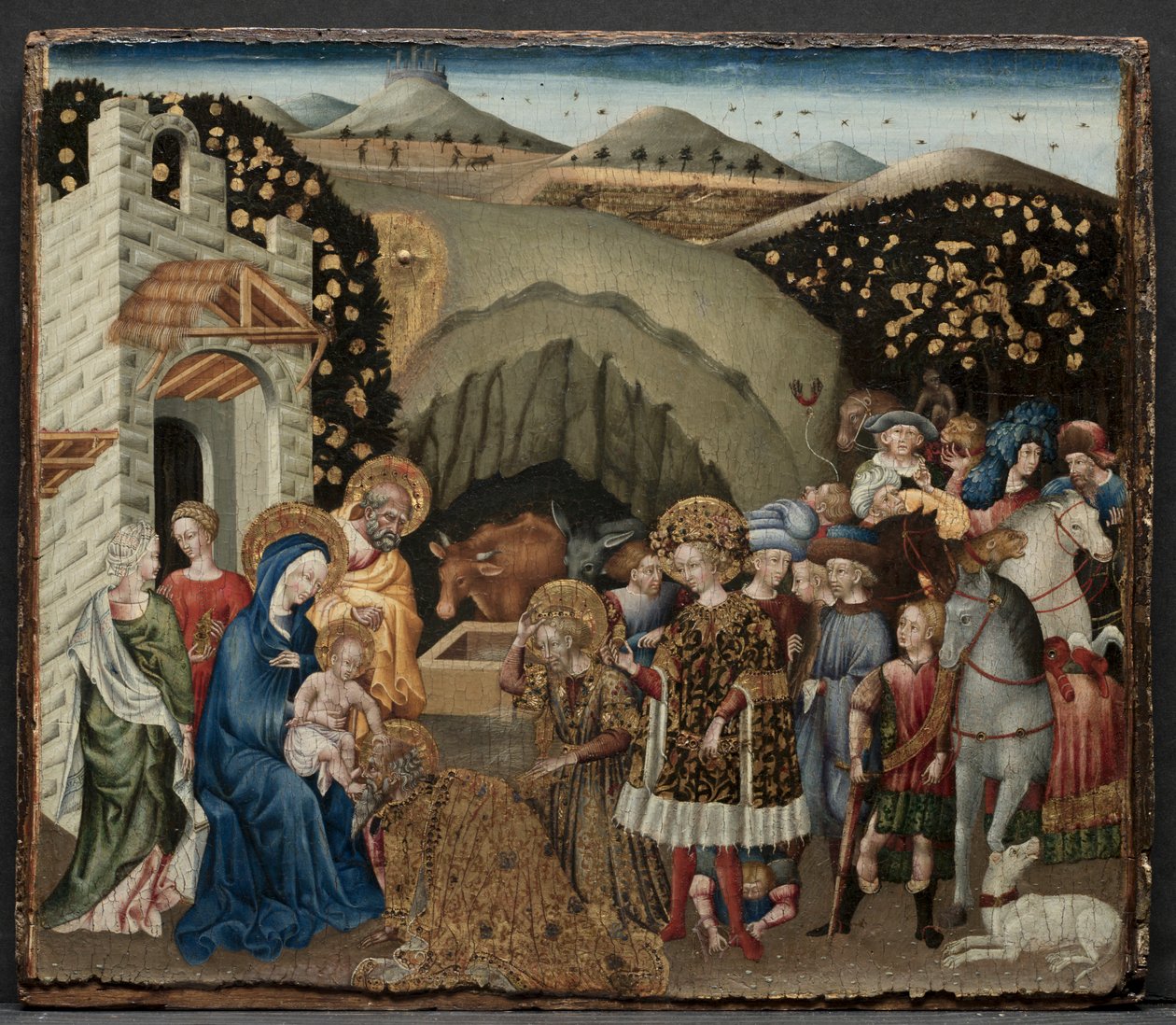 The Adoration of the Magi, 1440-45. av Giovanni di Paolo