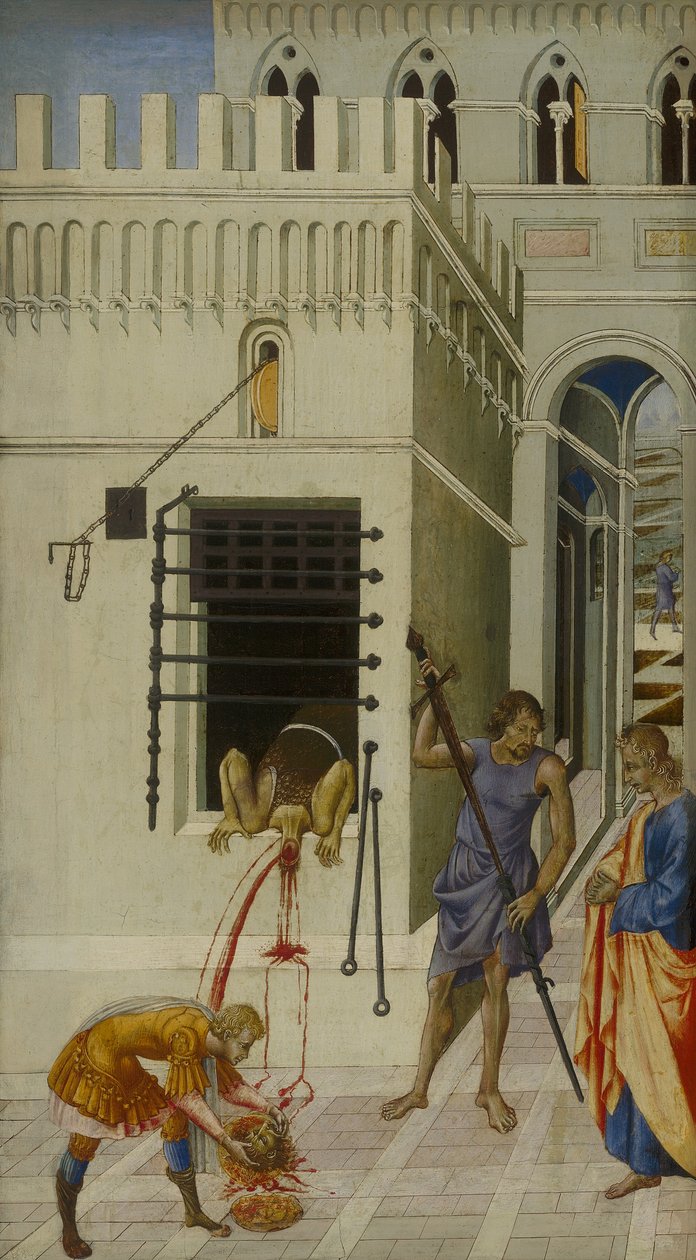 Halshuggingen av døperen Johannes av Giovanni di Paolo