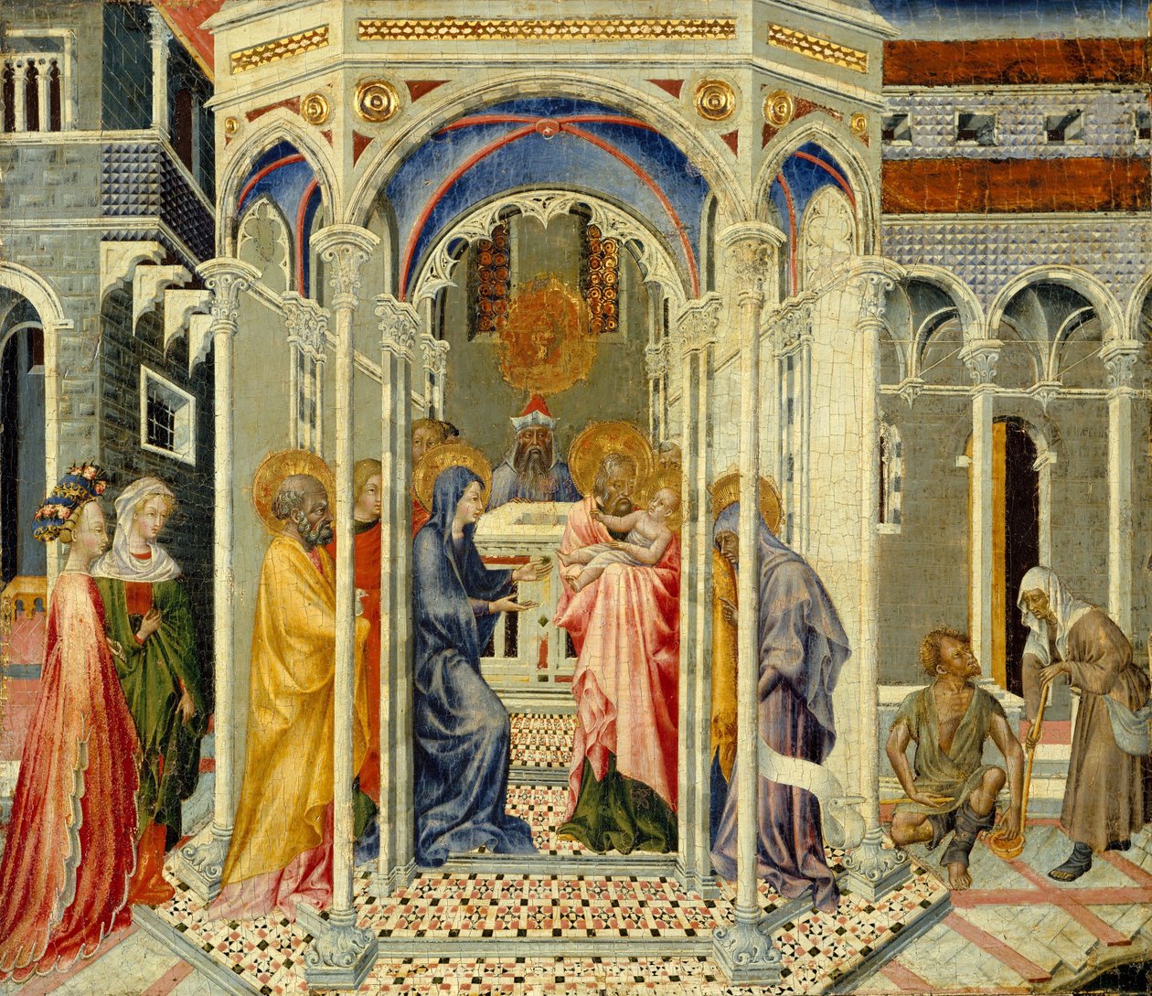 Presentasjonen av Kristus i tempelet, ca. 1435. av Giovanni di Paolo