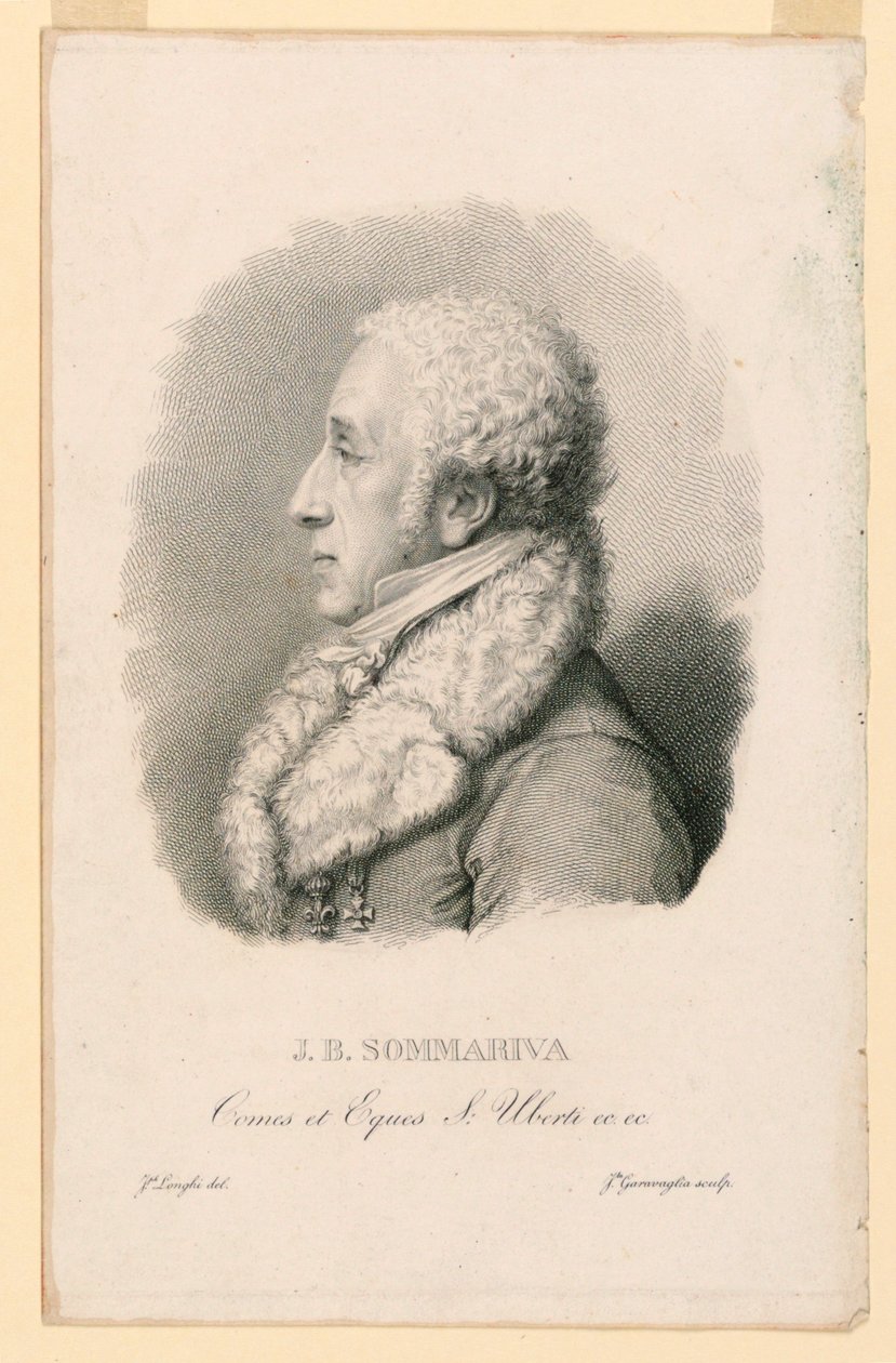 Portrett av JB Sommariva (1760-1826) av Giovita Garavaglia