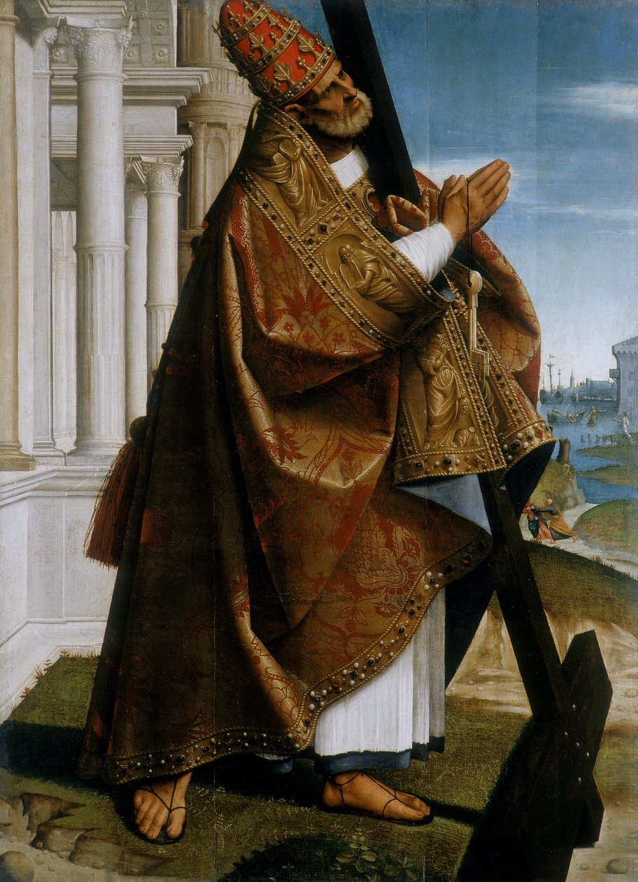 Sankt Peter, ca. 1500-24 av Girolamo Alibrando
