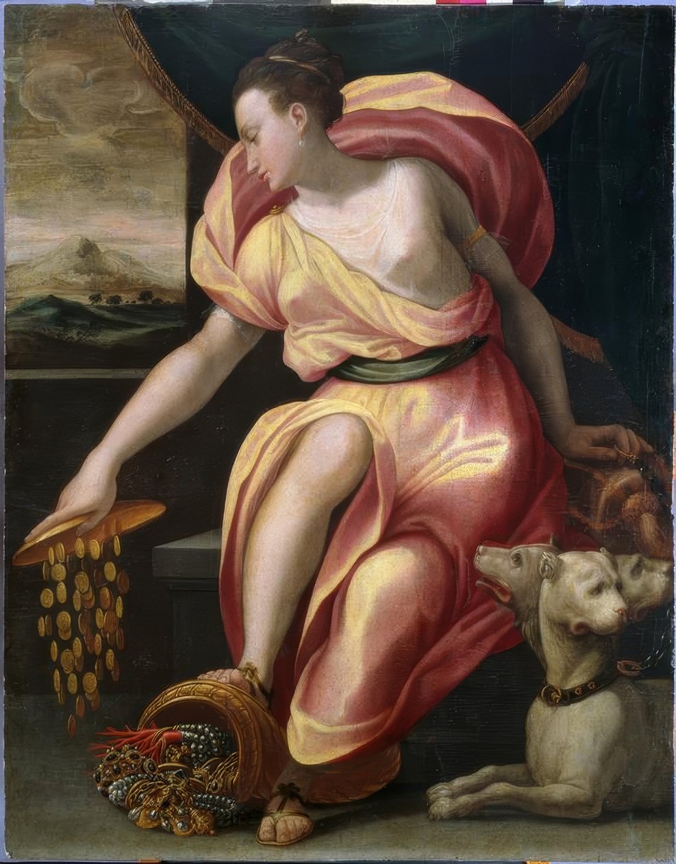 Allegori om rikdom av Girolamo Macchietti