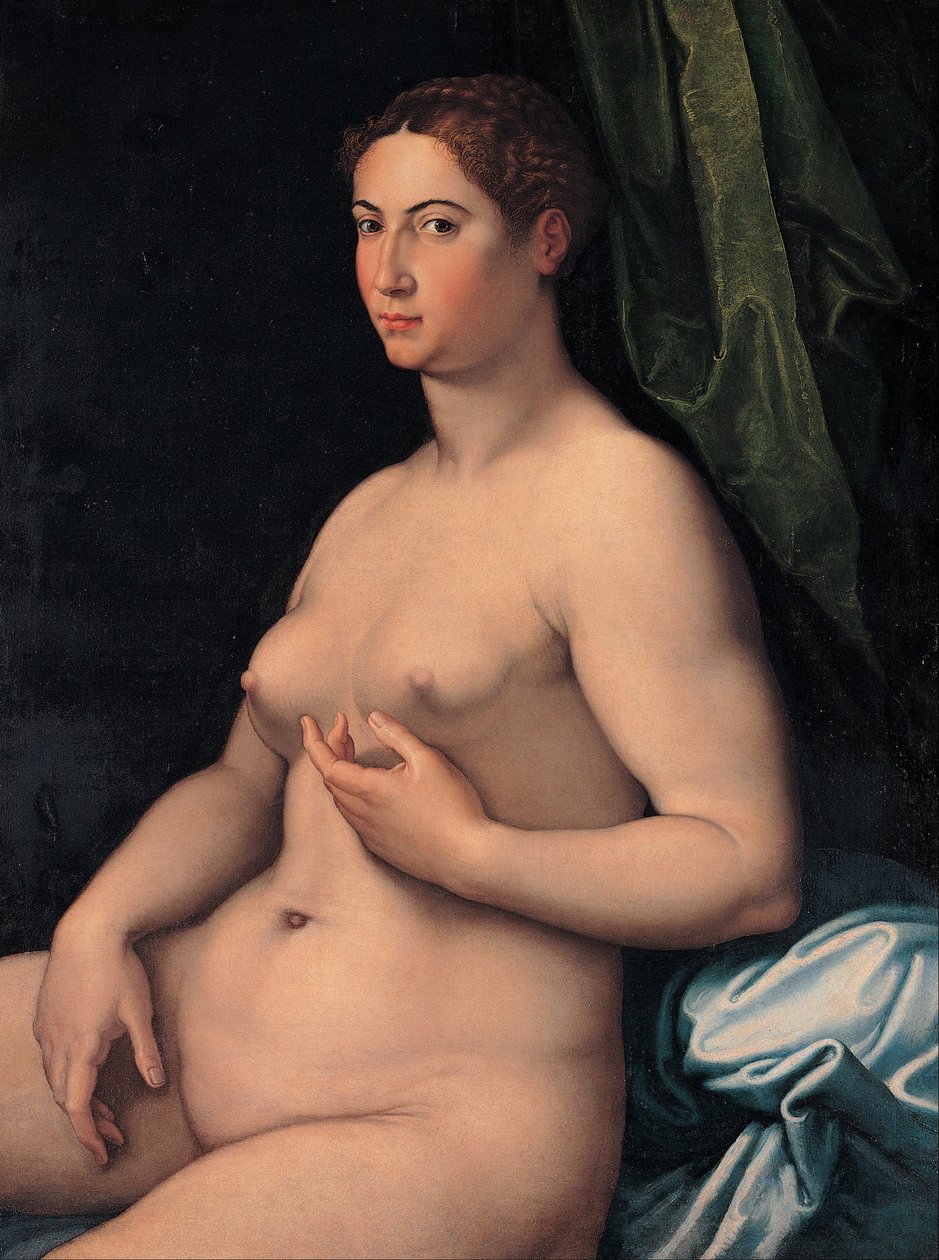 En sittende kvinne av Girolamo Siciolante da Sermoneta