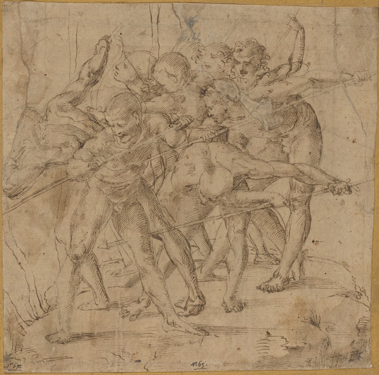 Kampscene av Girolamo Genga