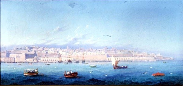 Grand Harbour, Valletta, Malta av Girolamo Gianni