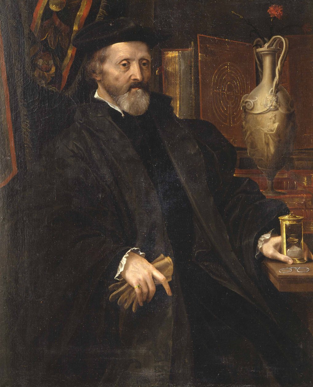 Portrett av Bartolomeo Prati av Girolamo Mazzola Bedoli