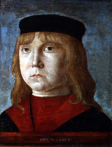 Portrett av en gutt av Girolamo Mocetto