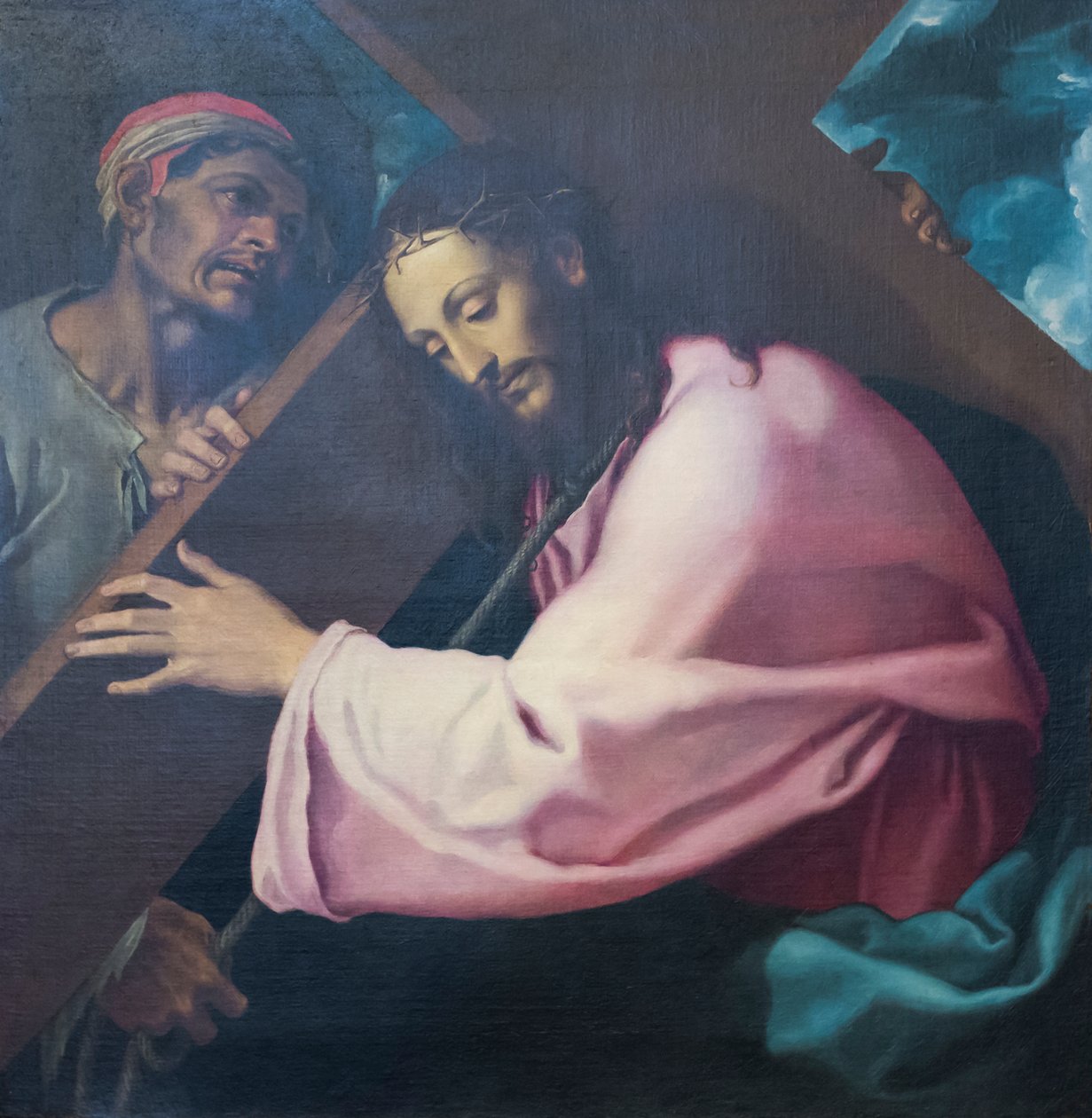 Kristus som bærer korset av Girolamo Muziano