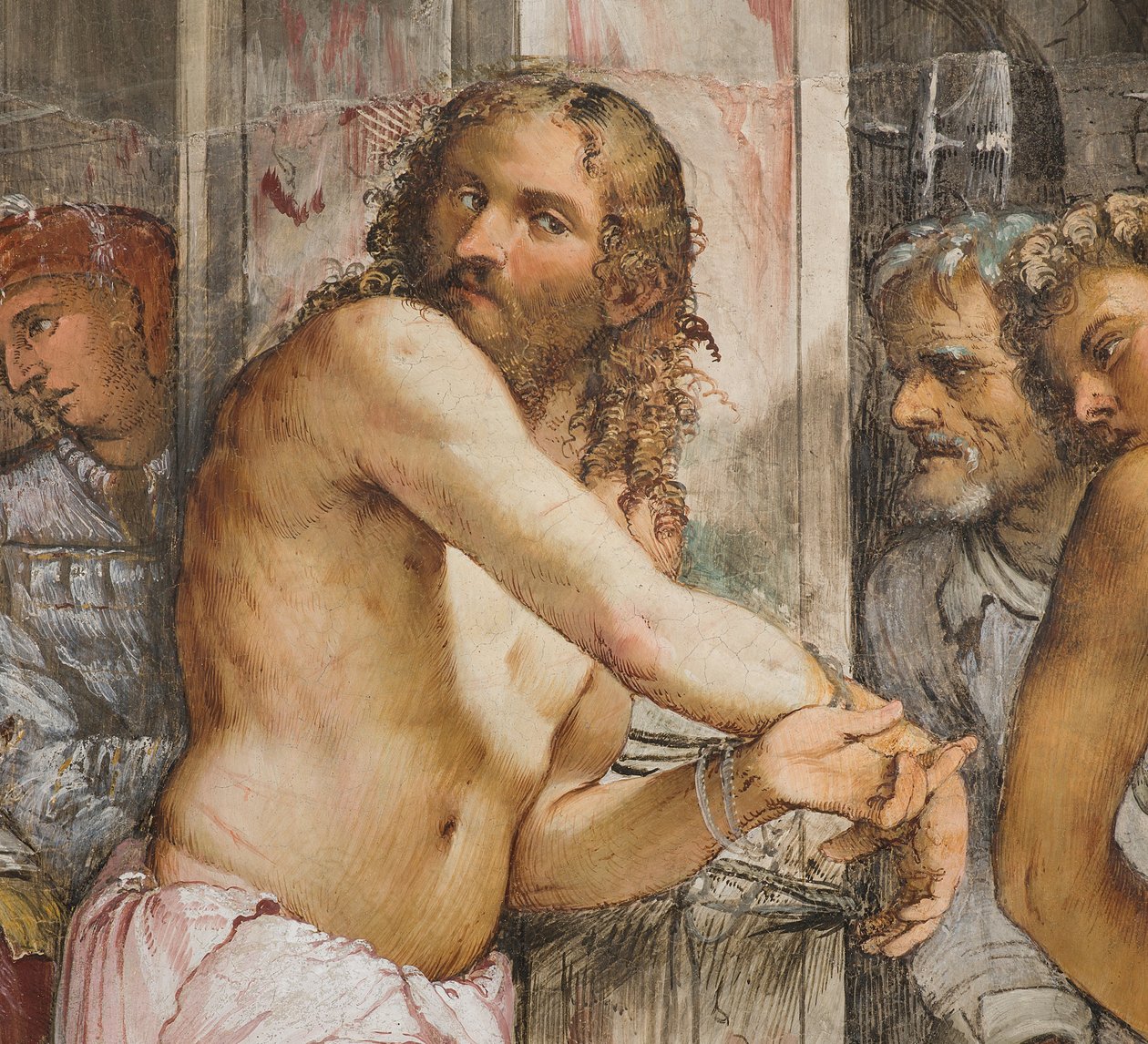 Central Ave, Fifth South Span, Flagellation of Christ, Jerome Romanino av Girolamo Romanino